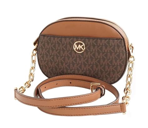 Michael Kors Jet Set Glam Small Oval Crossbody Bag